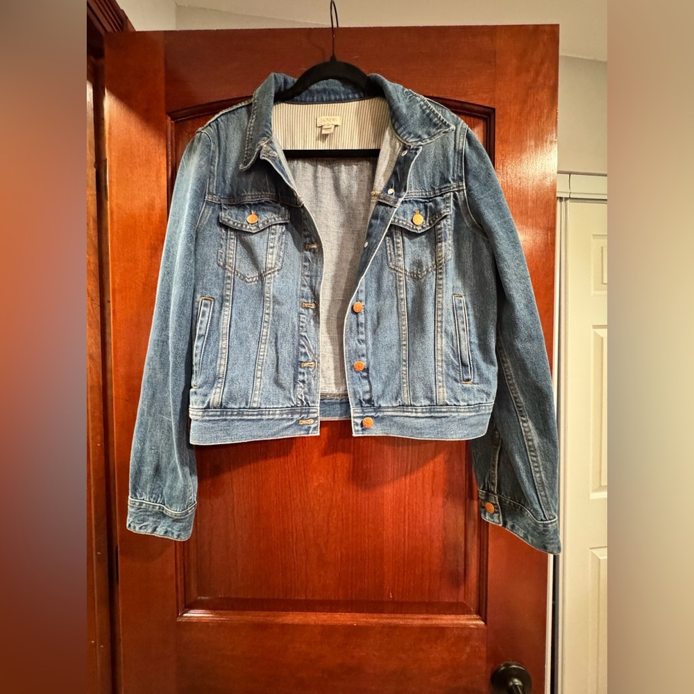 NEW JcrewClassic Blue Denim Jacket